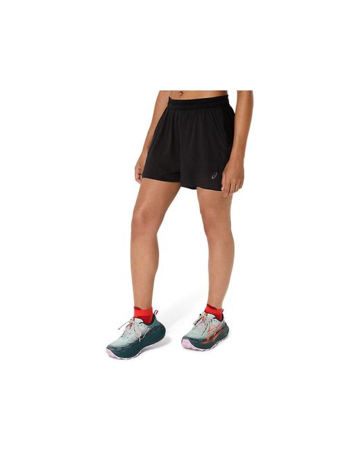 Asics Black Fujitrail Elite Short