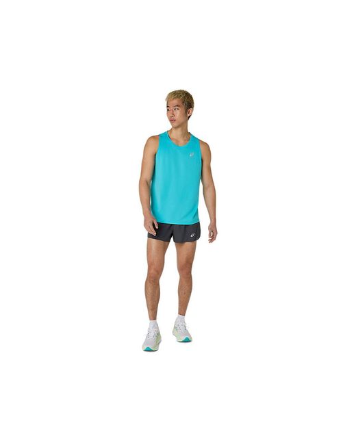 Asics Core Singlet in het Blue voor heren