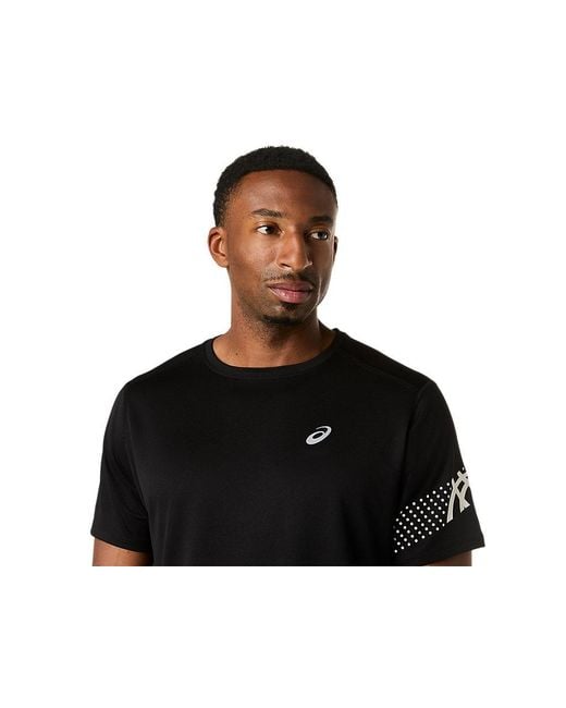Asics Black Icon Ss Top for men