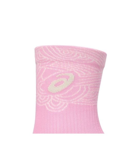 Asics Pink Seasonal Court+ Tennis Crew Sock for men