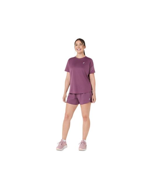 Asics Purple Icon Ss Top