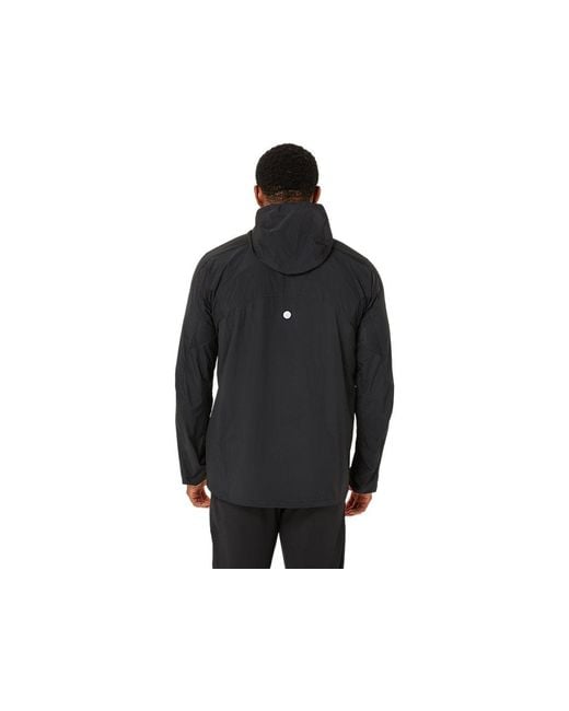 Asics Road Packable Jacket in het Black voor heren