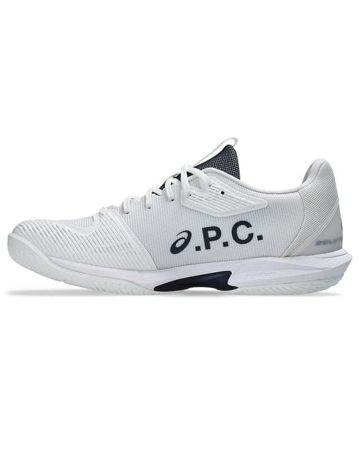 Asics White A.P.C X Solution Speed Ff 3 Clay for men