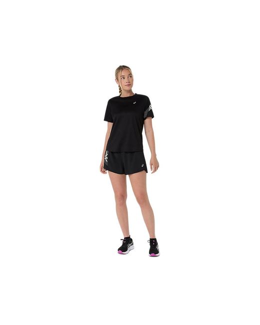 Asics Black Icon 4In Short