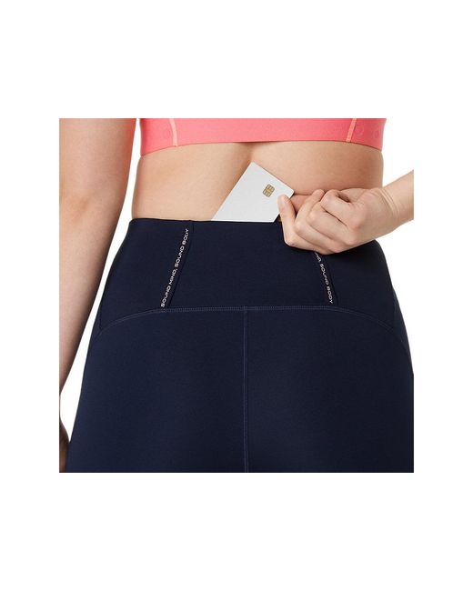 Asics Blue Road High Waist 8In Sprinter