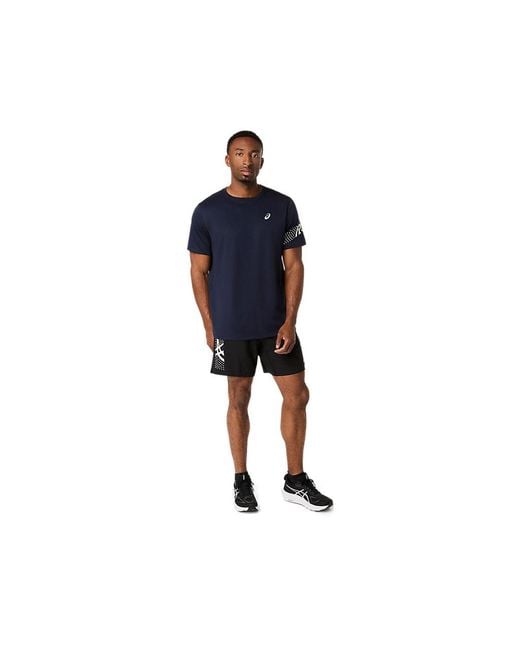 Asics Blue Icon Ss Top for men