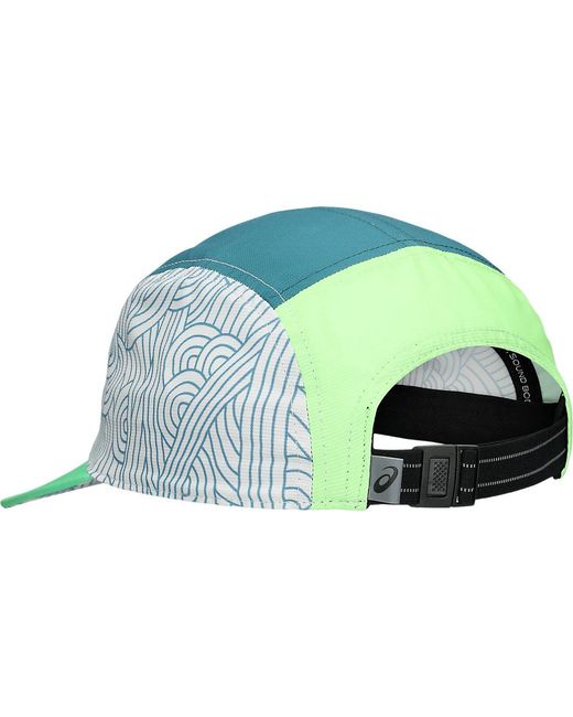 Asics Green Padel 5 Panel Cap for men