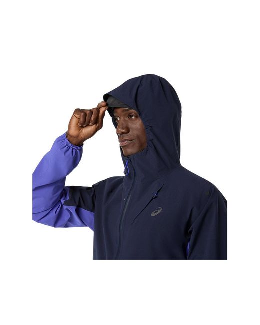 Asics Blue Metarun Legend Jacket for men