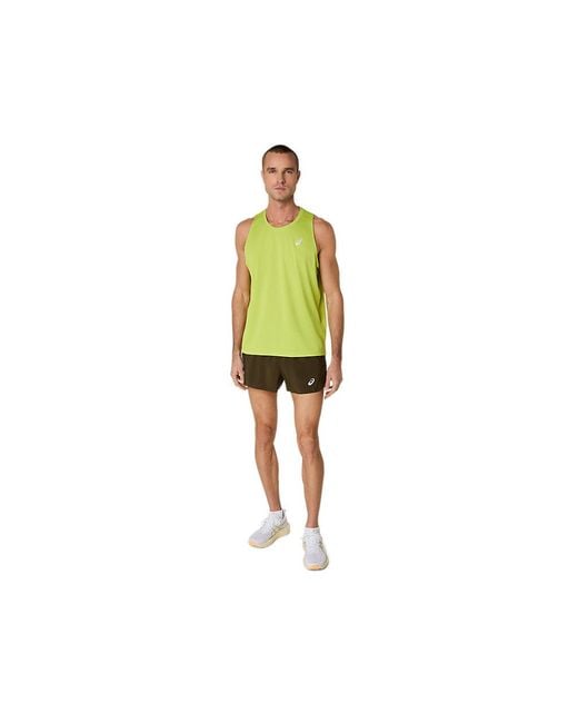 Asics Green Core Singlet for men