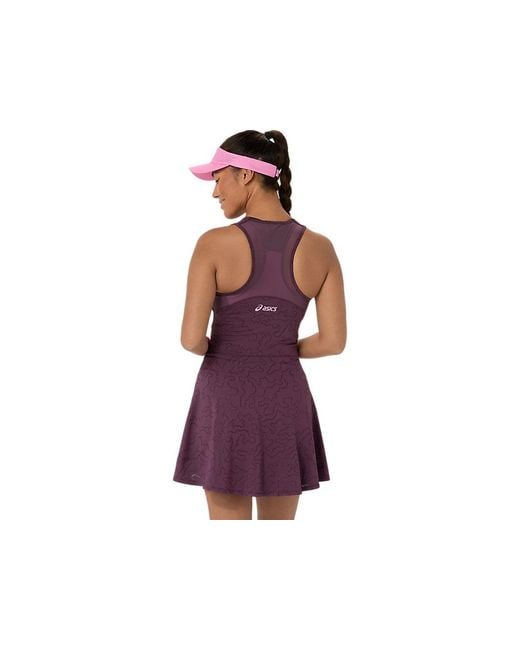 Asics Red Match Jacquard Dress