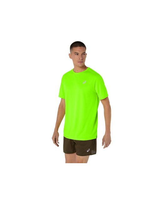 Asics Core Ss Top in het Green voor heren