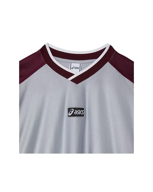 Asics Purple Sps Game Shirt Short Sleeve for men