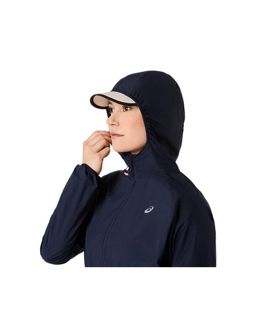 Asics Blue Road Packable Jacket