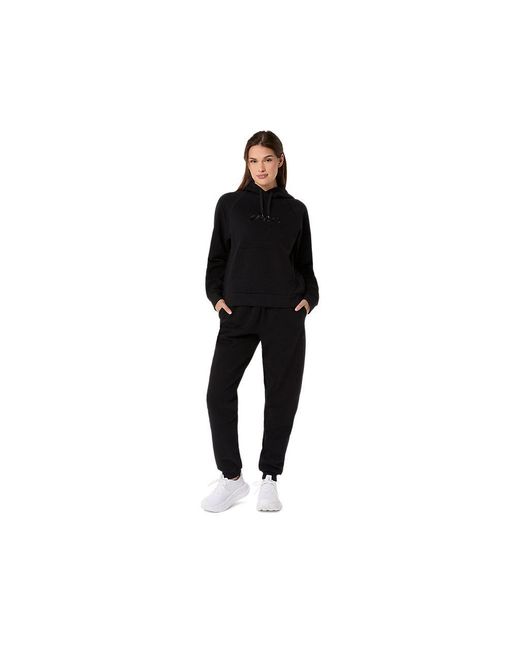 Asics Black Logo Fleece Pant