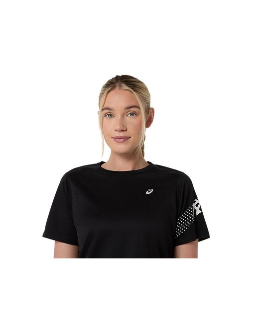 Asics Black Icon Ss Top
