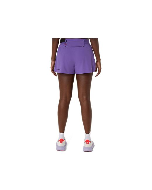 Asics Purple Metarun Split Short