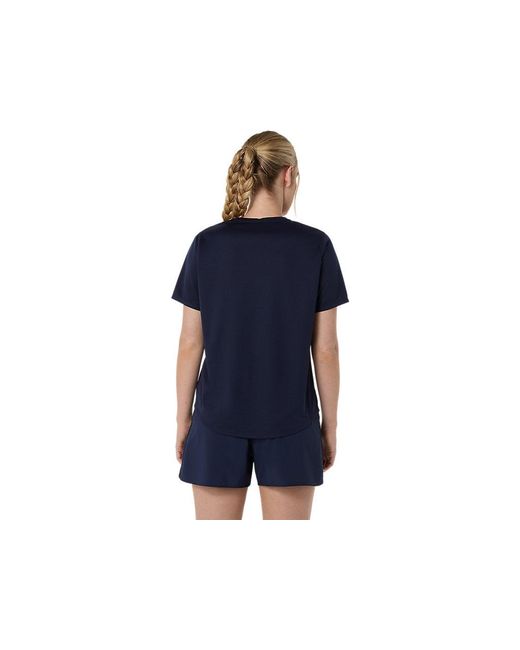 Asics Core Ss Top in het Blue