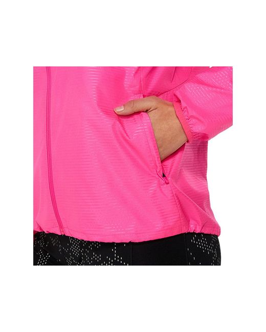 Asics Lite-show Jacket in het Pink