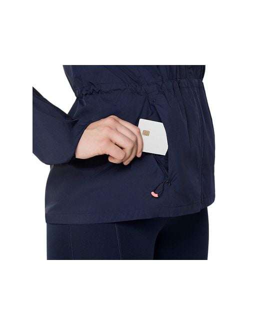Asics Blue Road Packable Jacket