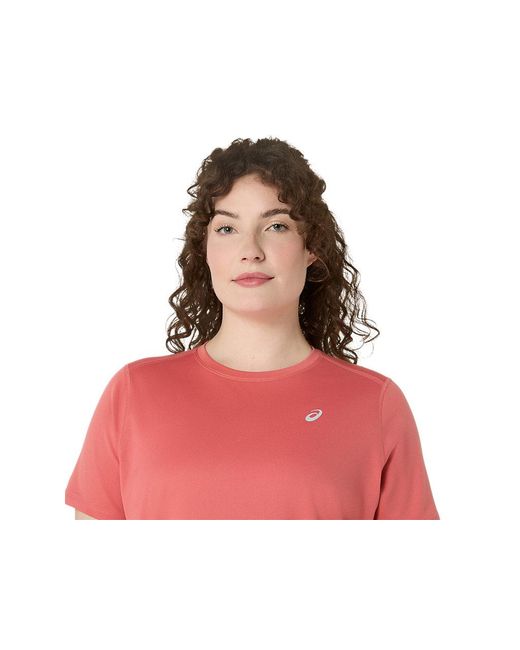 Asics Red CORE SS TOP