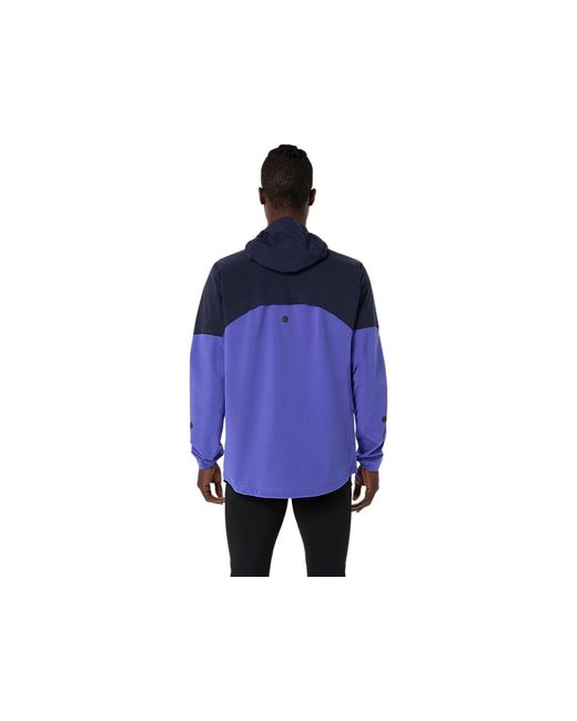 Asics Blue Metarun Legend Jacket for men