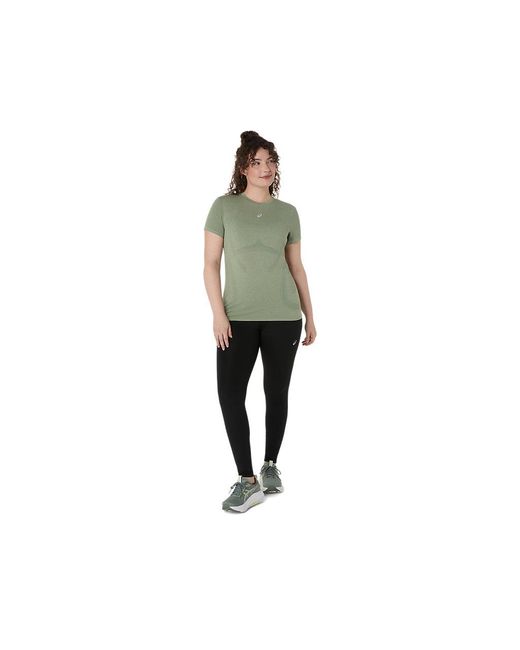 ROAD SEAMLESS SS TOP Asics de color Black