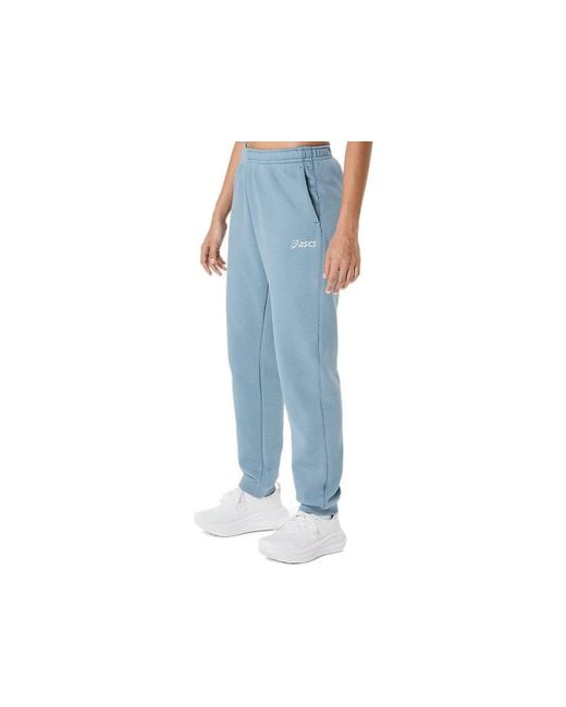 Asics Blue Logo Fleece Pant
