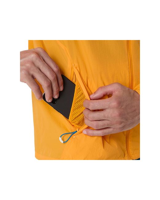 Asics Blue Road Packable Jacket for men