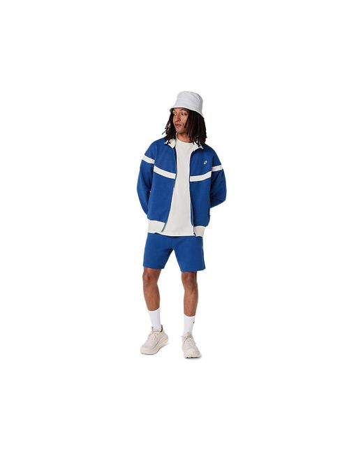Asics Heritage Track Jacket in het Blue voor heren