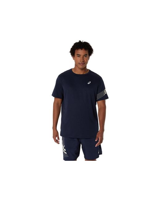 Icon Ss Top di Asics in Blue da Uomo