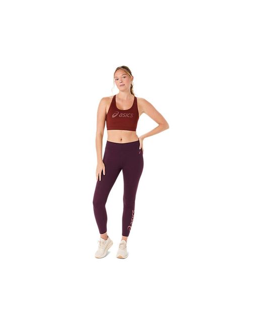 Asics Black Essential Logo Padless Bra
