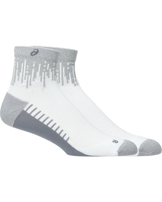 Asics Black Performance Run Quarter Sock for men