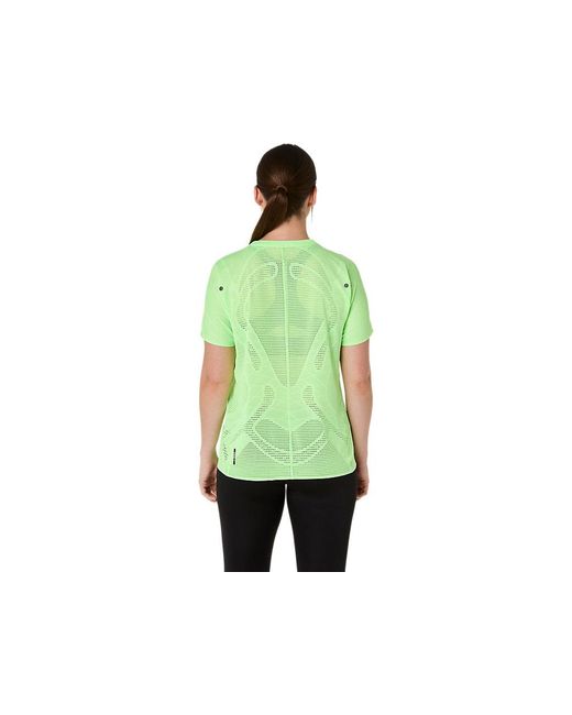 Asics Green Metarun Ss Top
