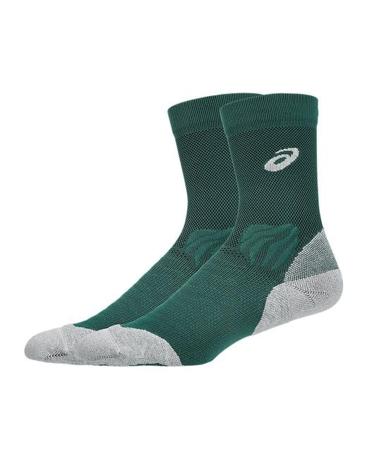 Asics Green Lightweight Court+ Tennis Crew Sock for men
