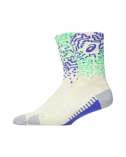 Asics Performance Run Crew Sock in het Green voor heren