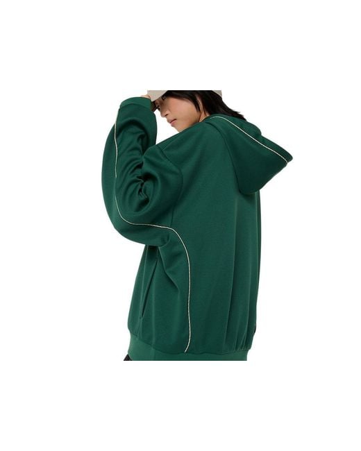 Asics Hoodie in het Green voor heren