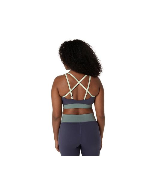 Asics Nagino Flex Strappy Bra in het Black