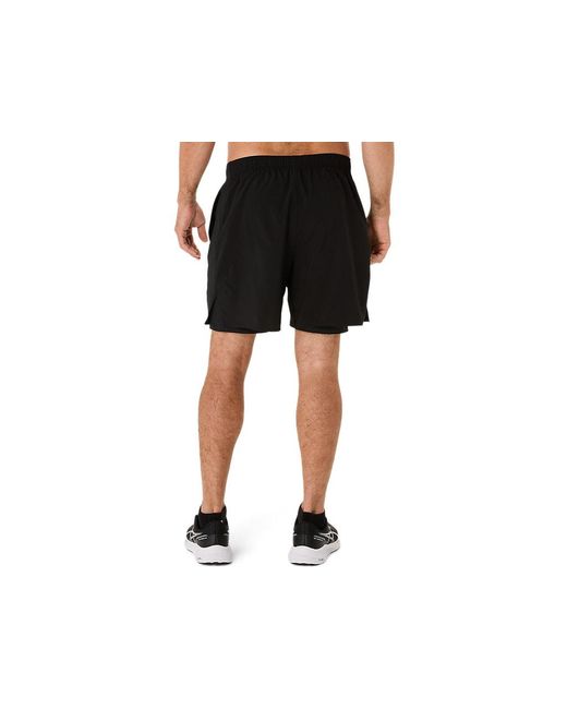 Asics Black Core 2N1 7In Short for men
