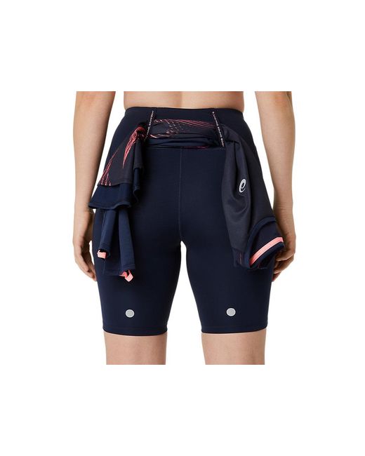 Asics Blue Road High Waist 8In Sprinter