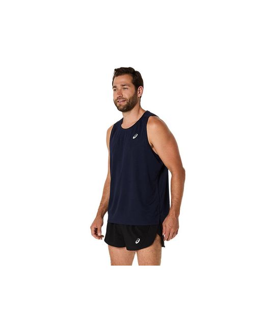 Asics Core Singlet in het Blue voor heren