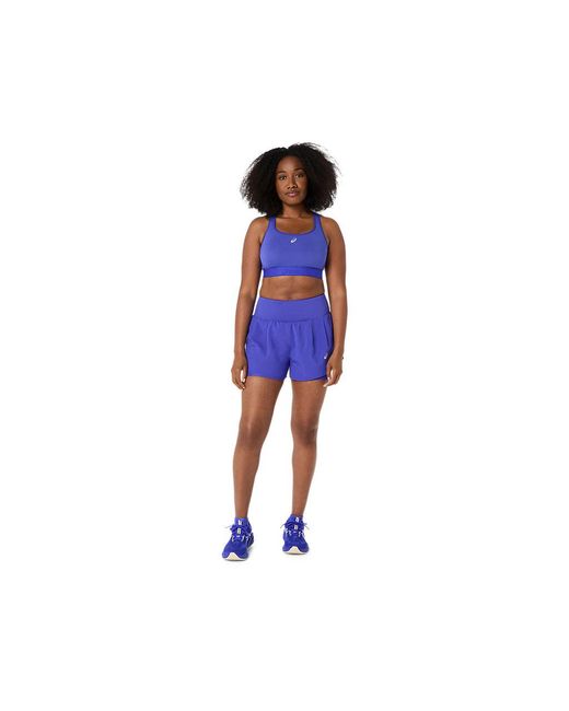 Asics Blue Road Compression Bra