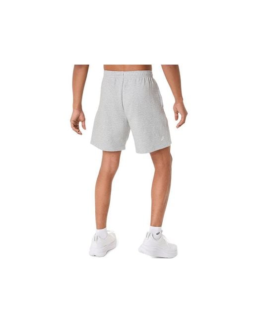 Asics Black Logo Fleece 7In Short for men