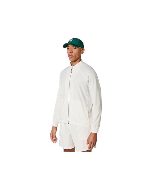 Asics Match Jacket in het White voor heren