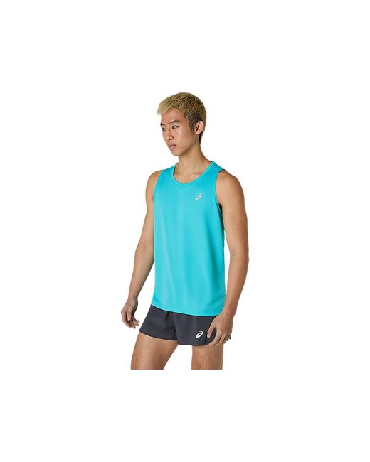 Asics Core Singlet in het Blue voor heren