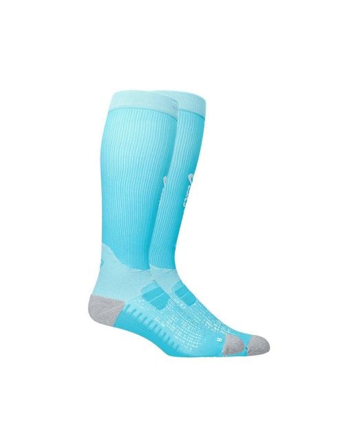 Asics Blue Performance Run Compression Sock for men