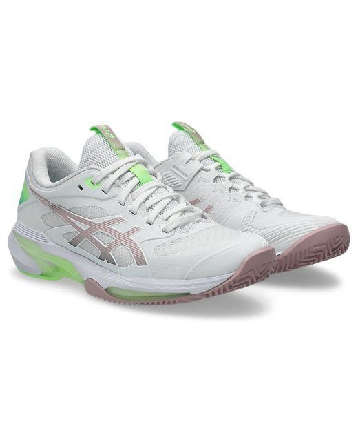 Asics White Solution Speed Ff 4 Clay