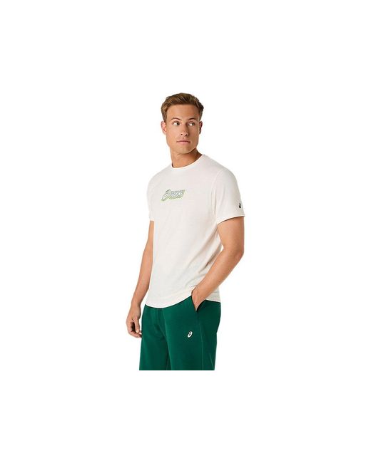 Asics Logo Graphic Tee in het Black voor heren