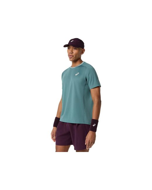 Asics Blue Game Ss Top for men