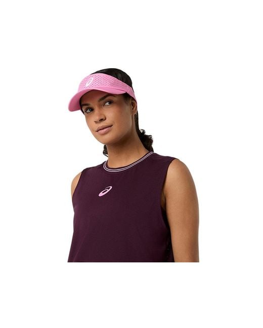 Asics Red Game Sleeveless Top