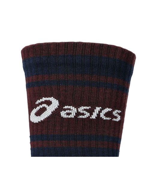 3 PACK LOGO CREW SOCK Asics de hombre de color Blue